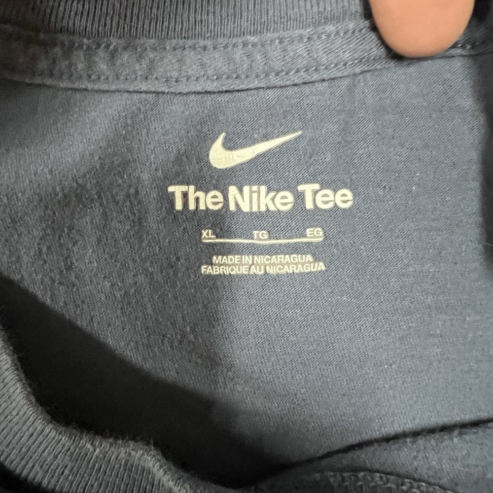 Nike Air T Shirt Mens XL Blue Graphic Logo Short Sleeve Casual - Picture 8 of 10
